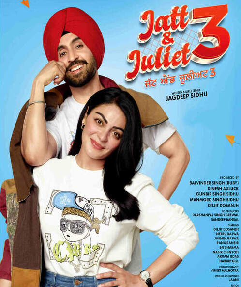 Jatt and Juliet 3 2024 Punjabi Movie